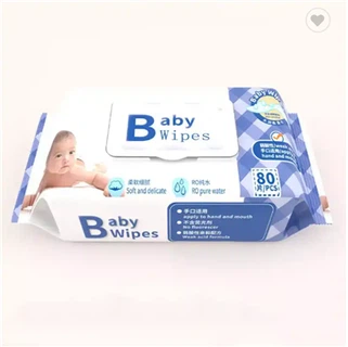 물을 내릴 수 있는 아기 물티슈