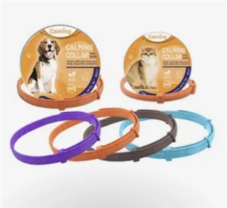 라벤더 오일 완화 구호 개 고양이 진정 칼라